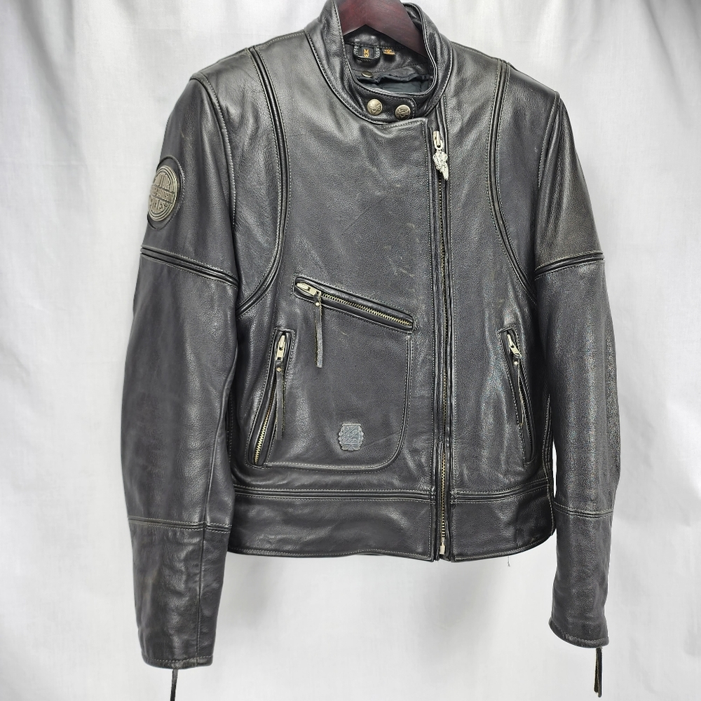 Harley-Davidson Leather Riding Jacket w/removable Lining Women's Size M